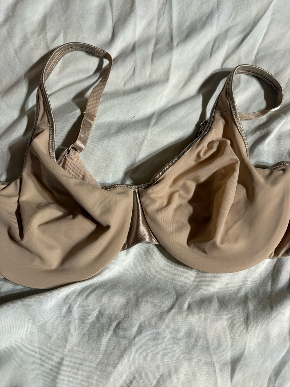 Ellen Tracy Nude/Taupe Smooth Underwire Bra